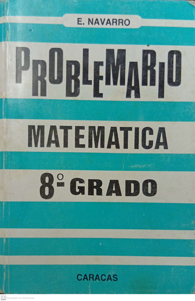 Problemario Matemático 8.º grado
