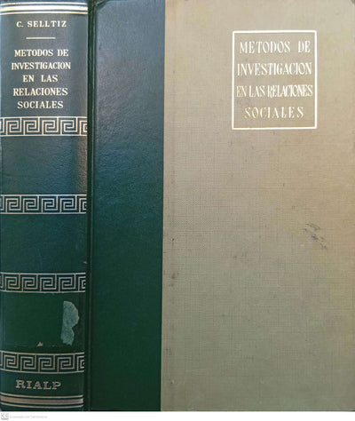 MÉTODOS DE INVESTIGACIÓN EN LAS RELACIONES SOCIALES