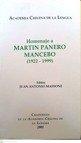 Homenaje a Martín Panero Mancebo (1922‑1999)