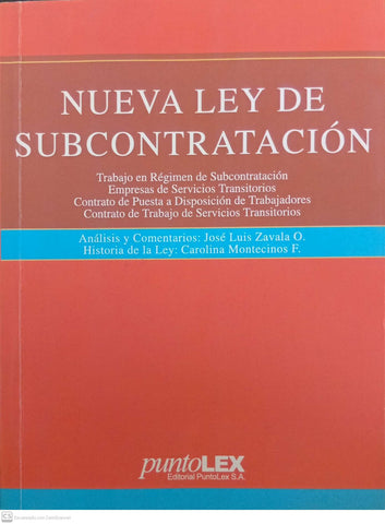 Nueva Ley de Subcontratación