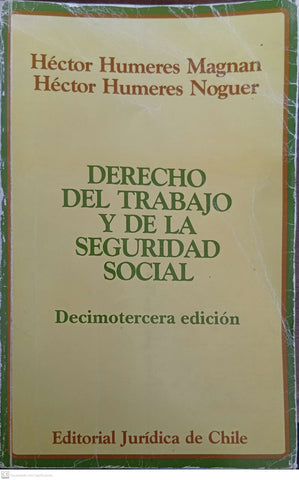 Derecho del Trabajo y de la Seguridad Social