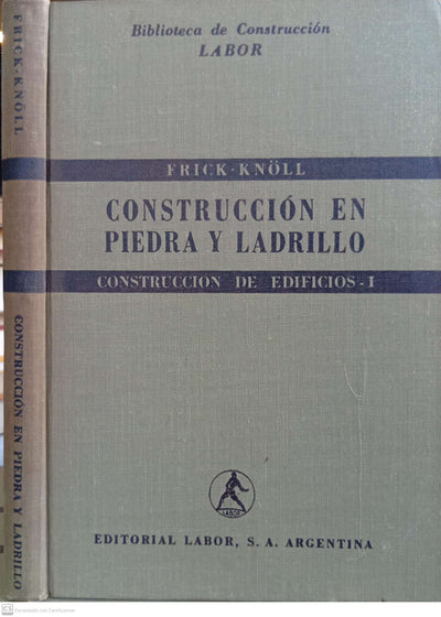Construcción en piedra y ladrillo (Construcción de edificios I)