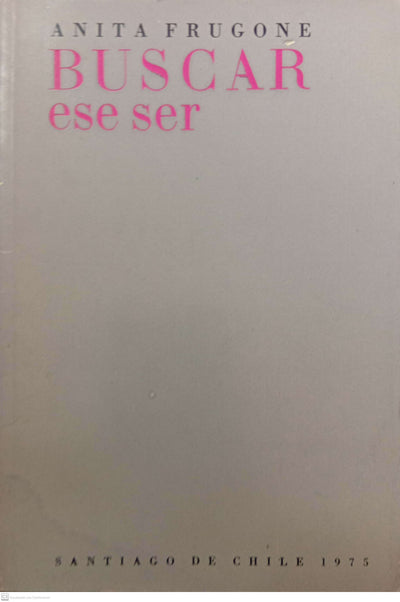 Buscar ese ser