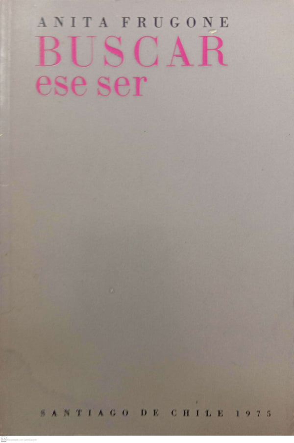 Buscar ese ser