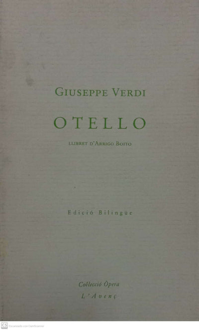 Otello (libreto bilingüe)