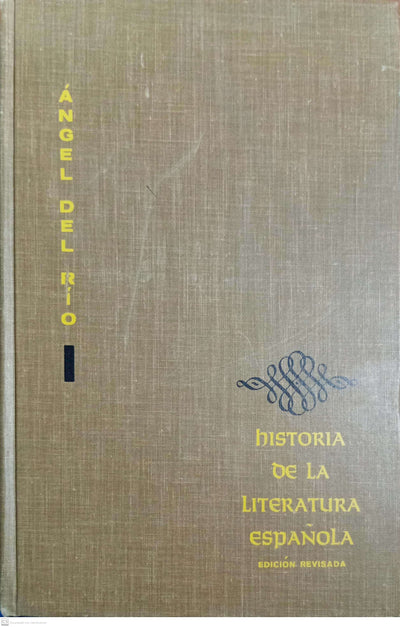 Historia de la Literatura Española - Tomo I