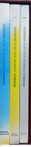Memorias : Cárdenal Raúl Silva Hénriquez - 3 Volumenes