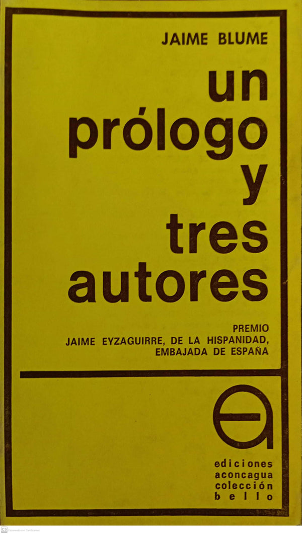 Un Prólogo Y Tres Autores