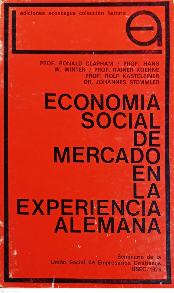 Economía social de mercado en la experiencia alemana