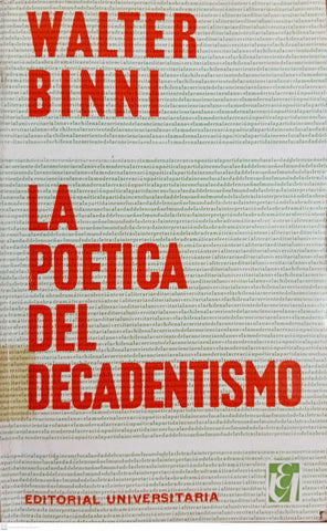 La poética del decadentismo