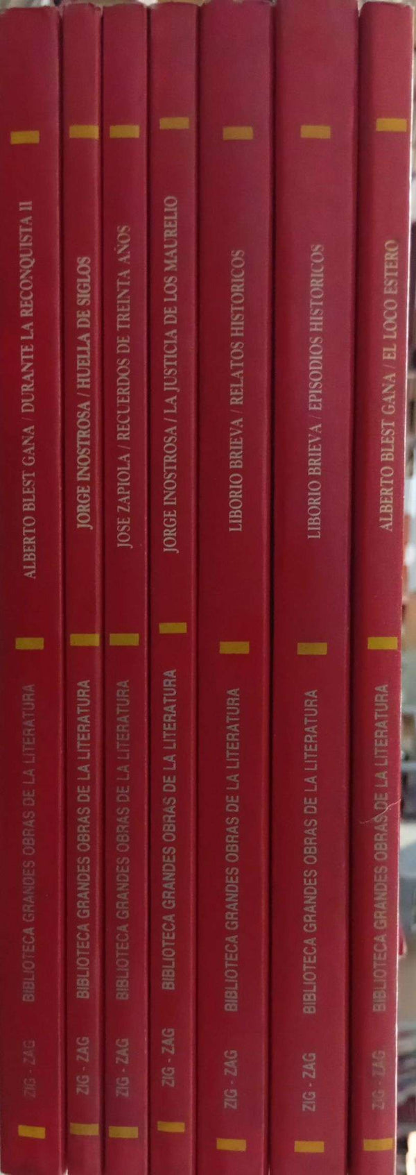 Biblioteca Grandes Obras de la Literatura — Lote de 7 volúmenes
