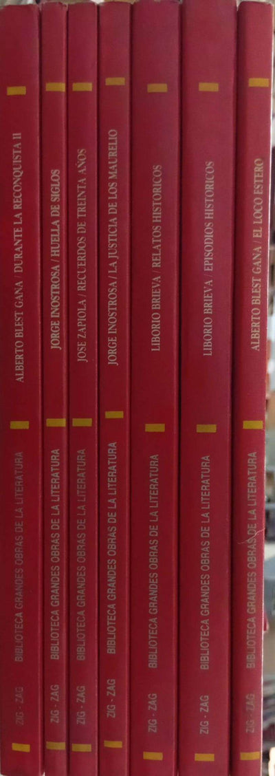 Biblioteca Grandes Obras de la Literatura — Lote de 7 volúmenes