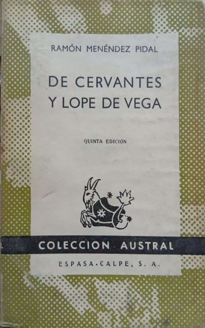 DE CERVANTES Y LOPE DE VEGA