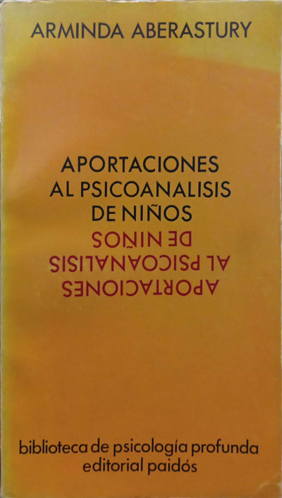 Aportaciones al psicoanálisis de niños
