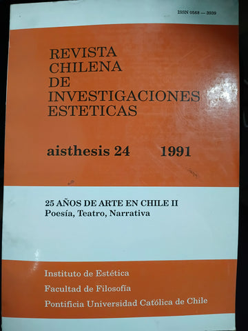 Revista Chilena de Investigaciones Estéticas Aisthesis 24 1991