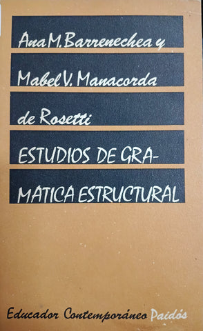 Estudios de gramática estructural