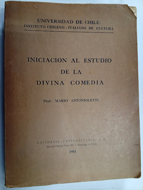Iniciación al estudio de la Divina Comedia