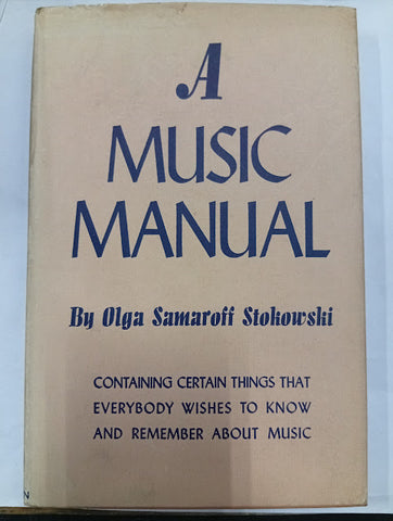 A Music Manual