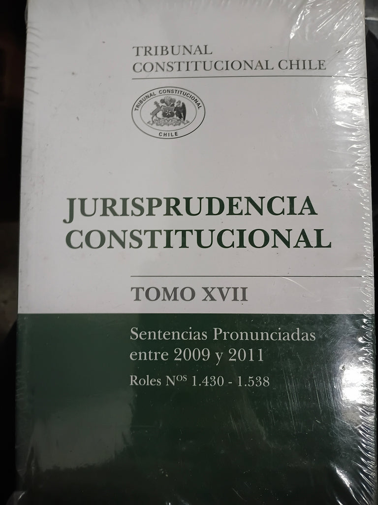 Jurisprudencia constitucional - Sentencias pronunciadas entre 2009 y 2011. Roles Nos. 1.430-1.538