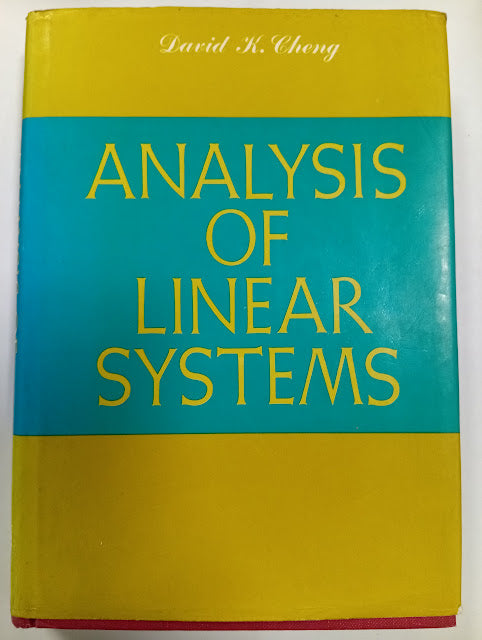 Analysis of Linear Systems