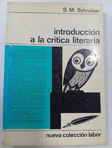 Introducción a la crítica literaria