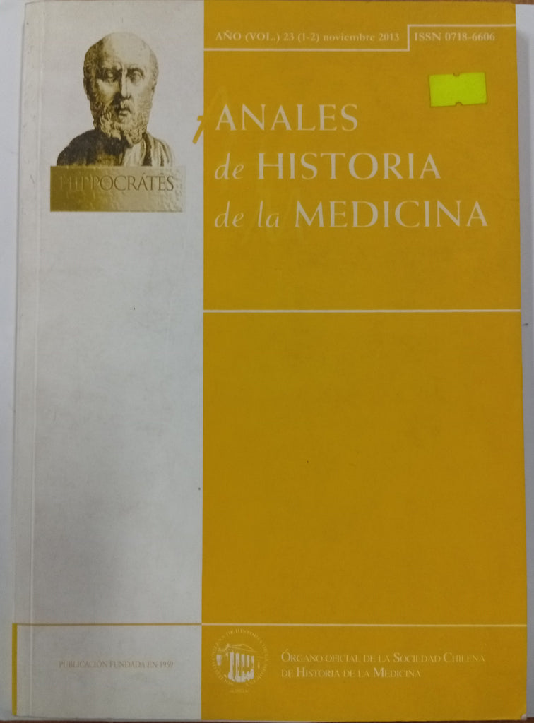 Anales de Historia de la Medicina