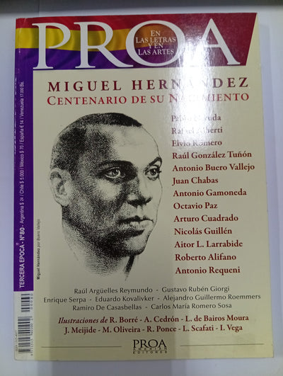 Miguel Hernández. Centenario de su nacimiento