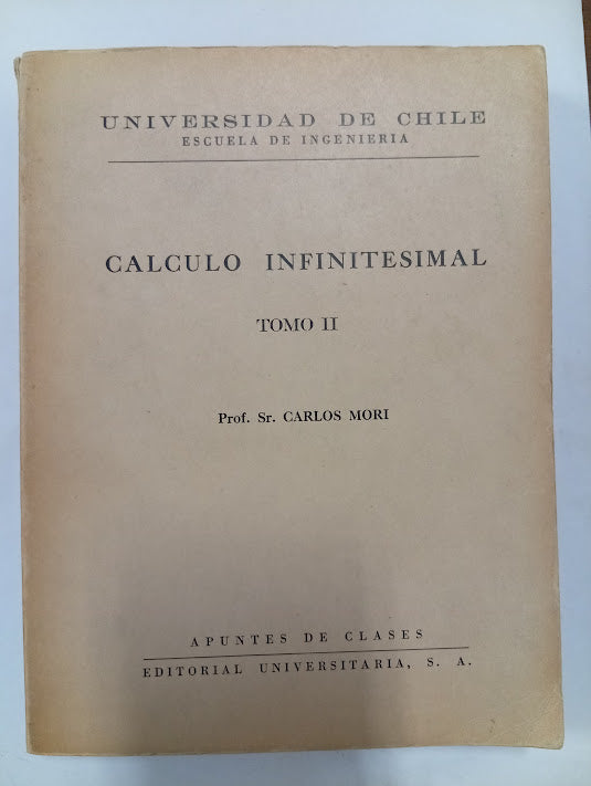 Cálculo infinitesimal. Tomo II
