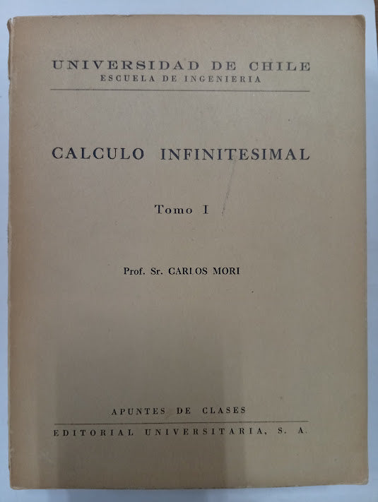 Cálculo infinitesimal. Tomo I