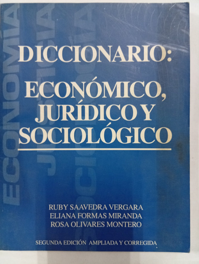Diccionario económico, jurídico y sociológico