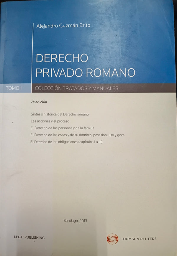 Derecho privado romano Tomo I