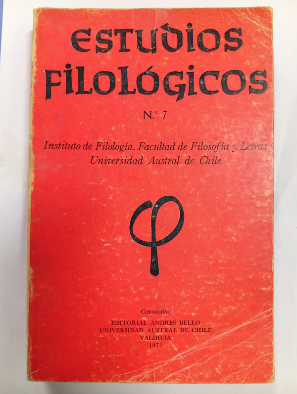 Estudios Filológicos N° 7
