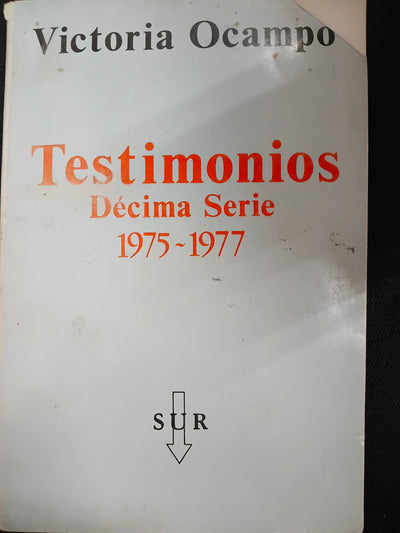 Testimonio Decima serie 1975-1977