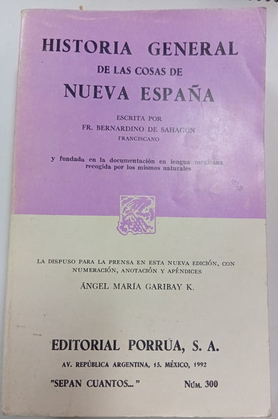 Historia General de las Cosas de Nueva España