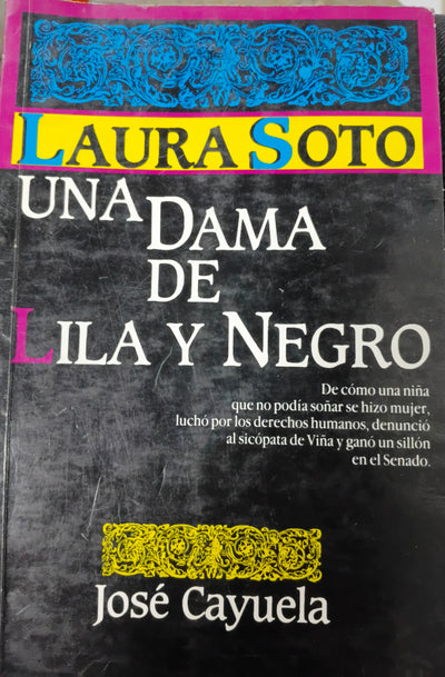 Una dama de lila y negro