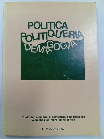 Política, politiquería, demagogía