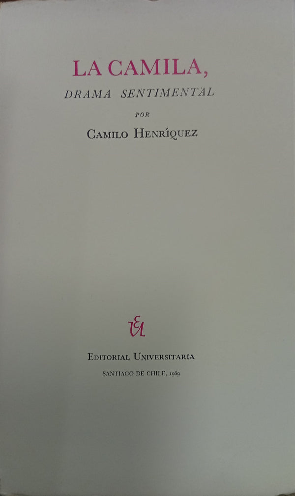 La Camila: Drama Sentimental