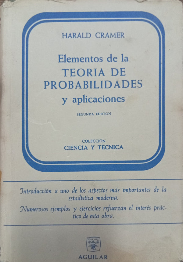 Elementos de la Teoría de Probabilidades y Aplicaciones