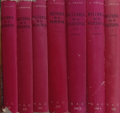 Historia de la Filosofía (Tomos I, IIa, IIb, III, IV, V y VI)