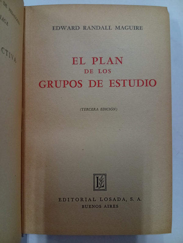 El Plan de los Grupos de Estudio