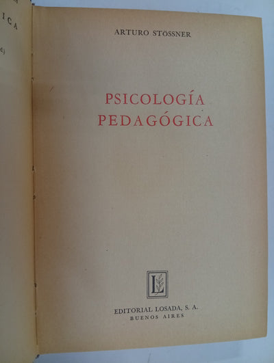 Psicología Pedagógica