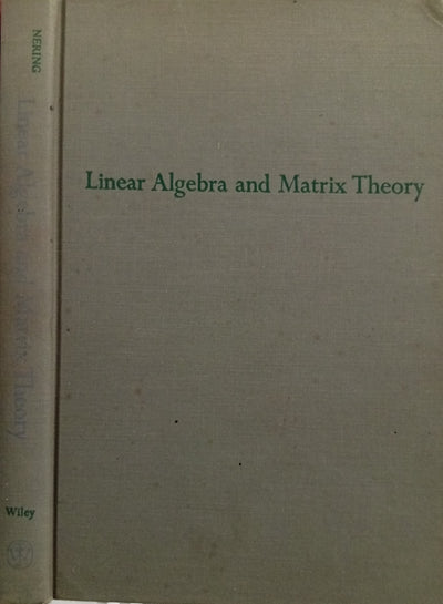 Linear Algebra and Matrix Theory