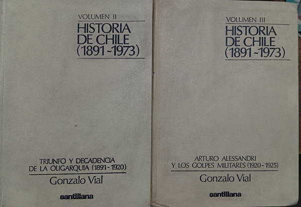 Historia de Chile (1891-1973) – Volúmenes II y III
