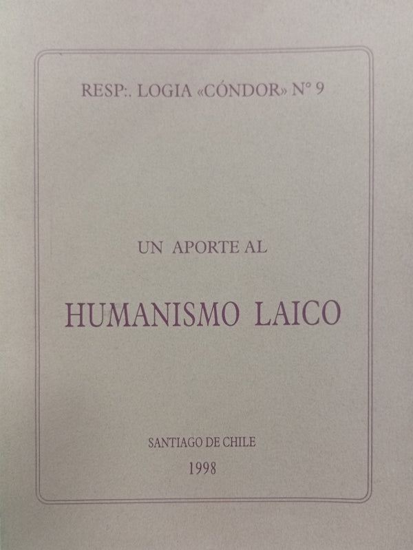 Un aporte al Humanismo Laico