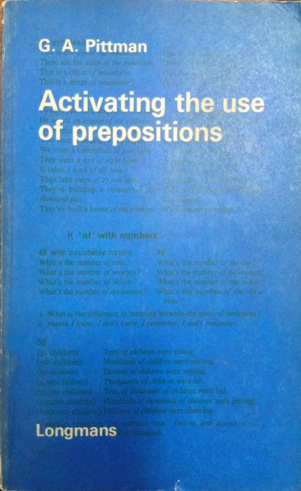 Activating the Use of Prepositions