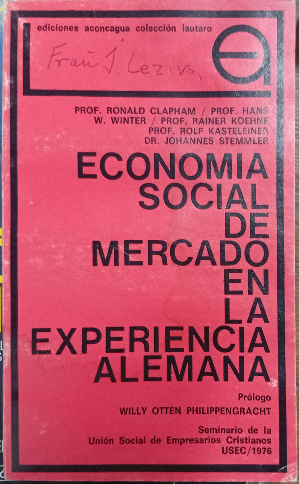 Economía Social de Mercado en la Experiencia Alemana