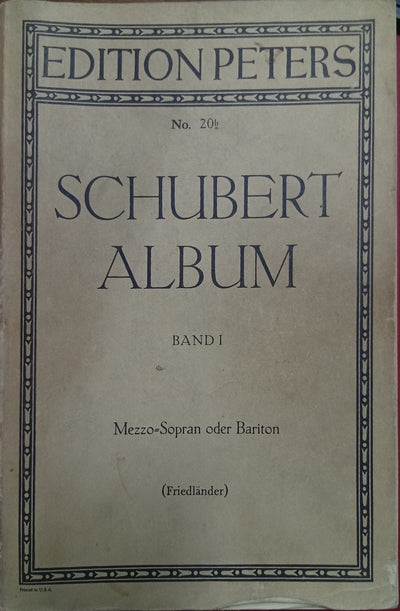 Schubert Album – Band I
