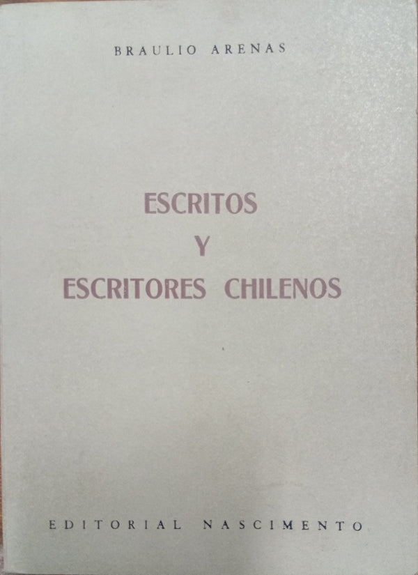 Escritos y Escritores Chilenos