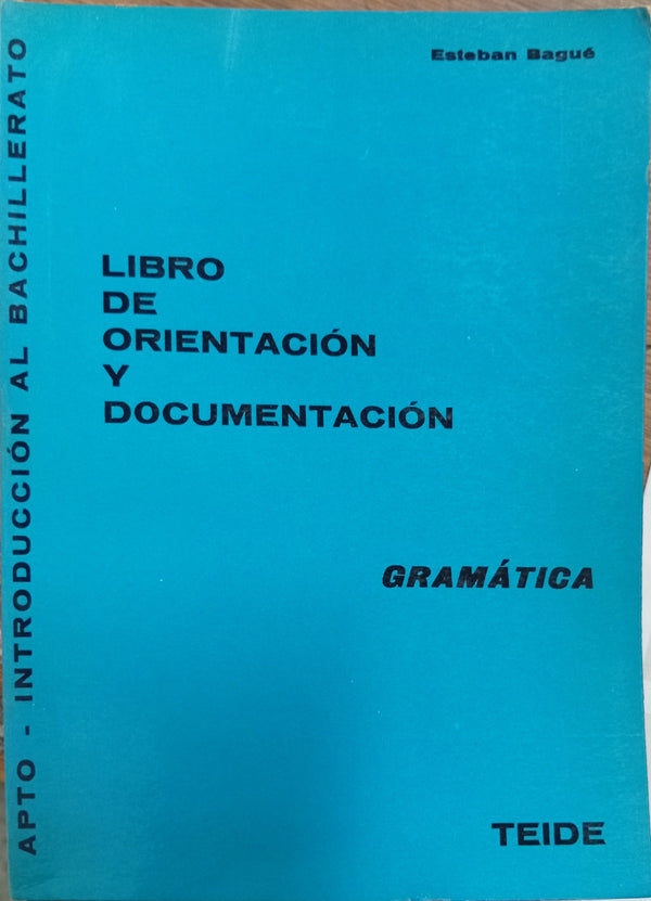 Libro de Orientación y Documentación: Gramática