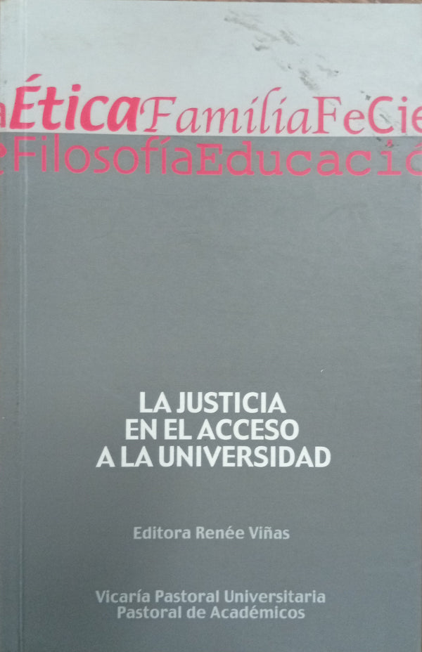 La justicia en el acceso a la universidad